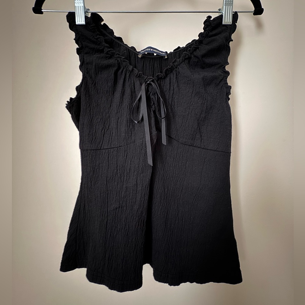 Brandy Melvillelle Black Malena top